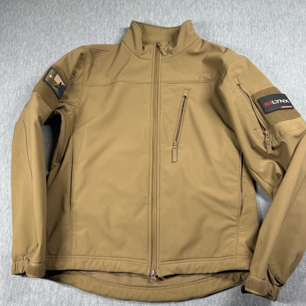 Condor Jacket Mens Medium Brown Phantom Soft Shell Tactical Utility Fleece Warm